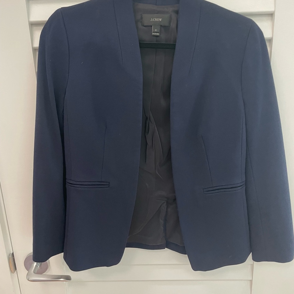 J. Crew Blue Tailored Blazer for Business